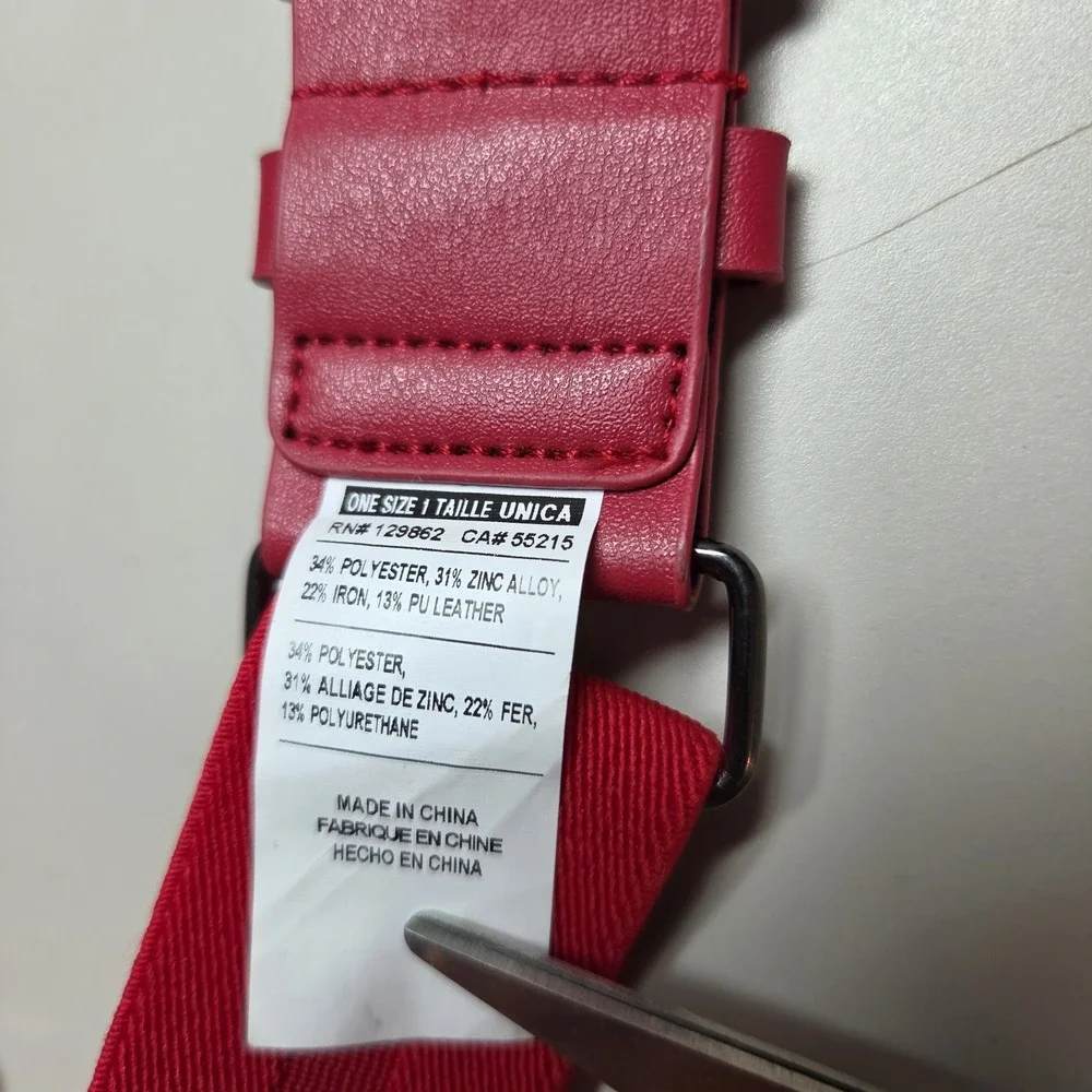 Nike Adult Adjustable One Size Red Belt New Out Of Package